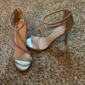 Sparkly 4 inch high heels